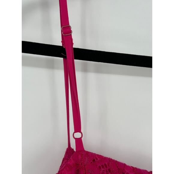 Bardot Ivanna Lace Midi Dress Pink Backless Back Slit Cut Out Sexy Party Vacay 6 - Picture 7 of 11